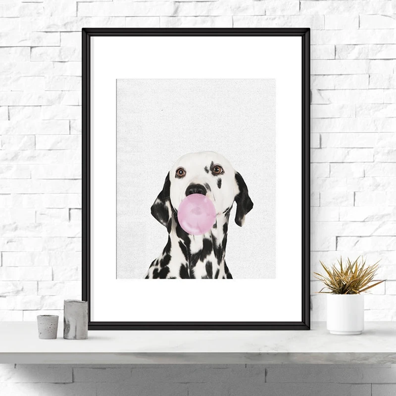 Cute-Animal-French-Bulldog-Poster-And-Dalmatian-Canvas-Painting-Print-Picture-Home-Wall-Art-Deco-Wall (2)