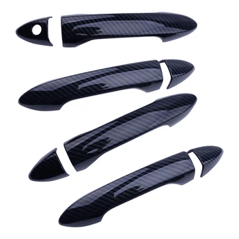

8PCS/SET Carbon Fiber Texture Door Handle Covers Trims Moulding fit for Honda Accord 2013 2014 2015 2016 2017