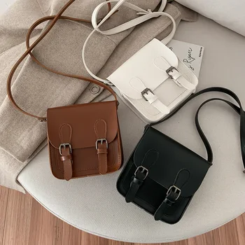 

On the new black bag female bag 2020 new fashion Korean version of the wild belt single shoulder messenger small square bag