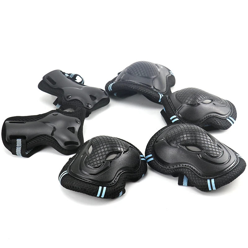 6pcs/set Skating Protective Gear Set Elbow pads Bicycle Skateboard Ice Skate Roller Bike Knee Protector For Adult Kids Men Women 6pcs/set Skating Protective Gear Set Elbow pads Bicycle Skateboard Ice Skate Roller Bike Knee Protector For Adult Kids Men Women