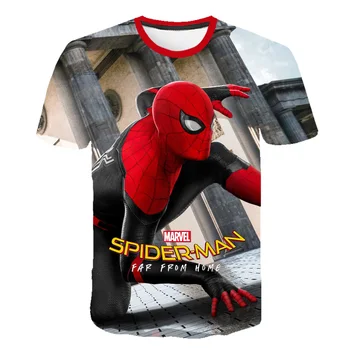 

Boys spider man Print Clothes Girls 3D Funny T-shirts Costume Children 2020 summer Clothing Kids Tees Baby Tshirts