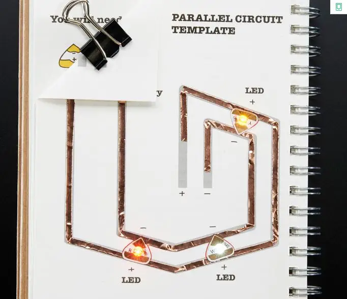 Starter Kit Chibitronics светодиодный светодиодная наклейка stesting Kit|Органайзеры для кабеля|