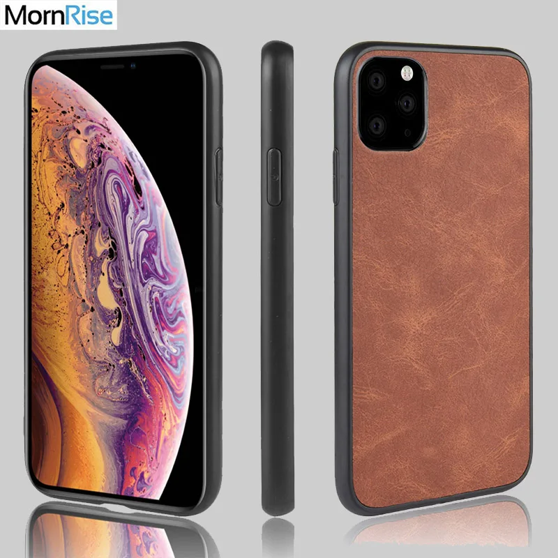 Новая модная задняя крышка из искусственной кожи для iPhone 11/11Pro/11 Pro Max силиконовый