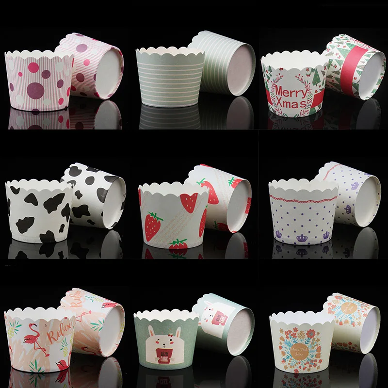 

Cupcake Cases Disposable 50Pcs Baking Accessories Baking Cup Muffin Cupcake Liner Cake Paper Cups