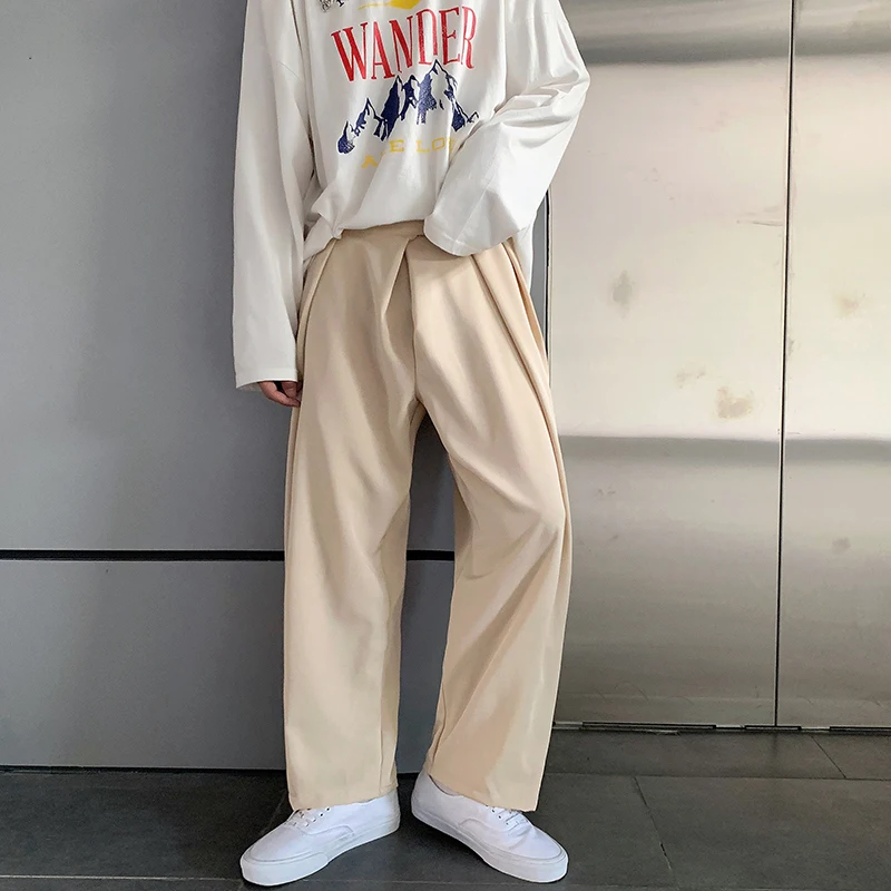 Korean Straight Wide-leg Pants Men's 