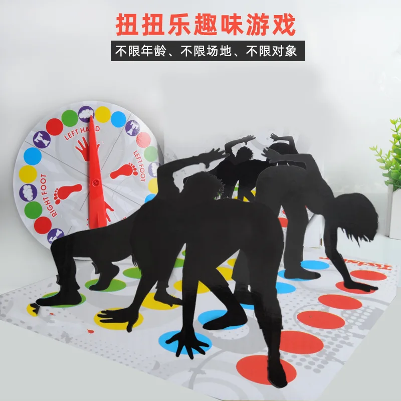 

Body Twister Game Mat Toy Adult Desktop Game Or More People Party Parent And Child Interactive Game Props