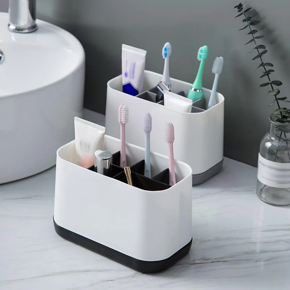 Toothpaste-Holder Draining-Rack Bathroom-Shelf Kitchen-Soap Electric Toothbrush Multifunction