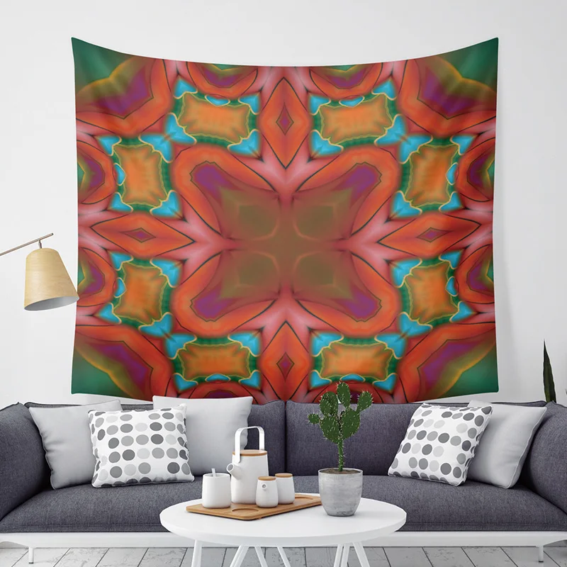 

HOT Geometric Pattern Printed Tapestry Wall Hanging Decor Bohemian Wall Decor TI99