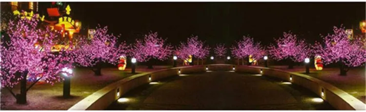 Праздничная Светодиодная лампа вишневого цвета дерево свет 0,8 м Новогоднее свадебное декоративное дерево ветви лампа Наружное/Внутреннее освещение