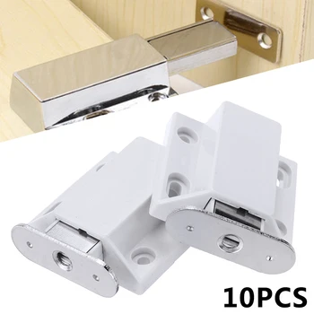 

10pcs Invisible Push To Open Magnetic Door Drawer Cabinet Catch Touch Release Cabinet Doors Catches Latch