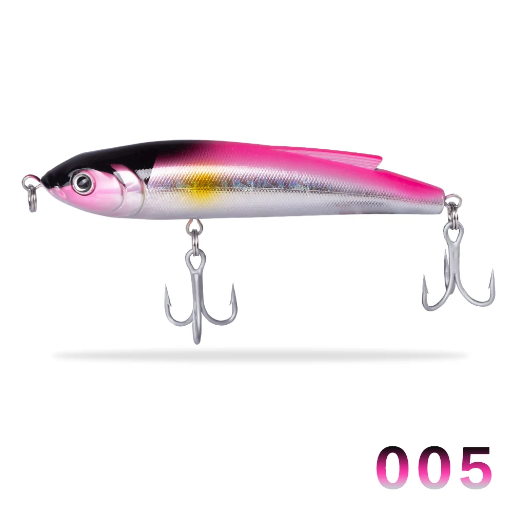 005 Hunthouse Тонущая приманка для рыбалки карандаш nomura master stickbait NBL9062 14 см 70 г для бас рыбалки с крючками происхождения pescar zander - Цвет: 005