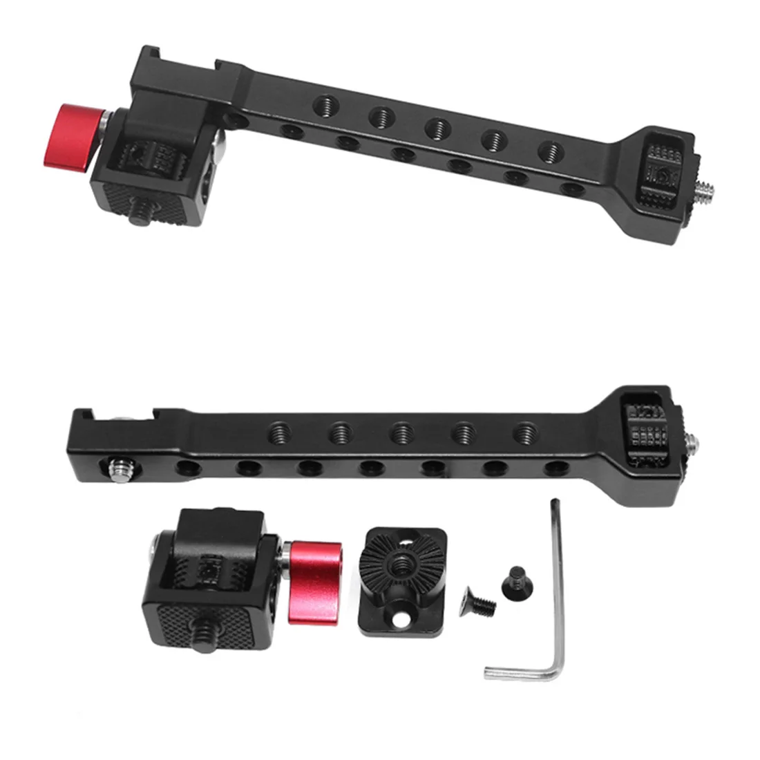 Extension Rotatable Bracket Monitor LED Video Light Support for ZHIYUN WEEBILL 2 S Crane 3S 3S-E DJI RS2 RSC2 RONIN S SC Gimbal handheld gimbal accessories