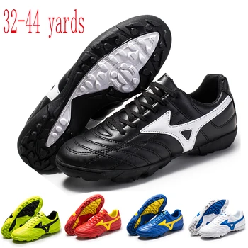 

Bjakin New Adults Men's Outdoor Soccer Cleats Shoes High Top TF/FG Football Boots Training Sports Sneakers Shoes Plus Size 32-44
