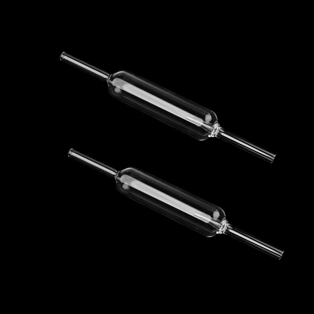 2x Aquarium Fish Tank CO2 Monitor Glass with Bubble Counter Easy To Assemble
