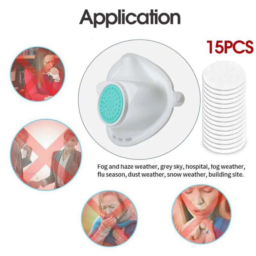 

Silicone masks dust filter masks practical wear-resistant masks portable masks safety mask with 15 filters