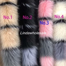 Новая Полосатая Зимняя куртка из меха енота с лисьим мехом, меховая войлочная ткань, ткань искусственный мех, 170 см* 90 см(один ярд)/Лот