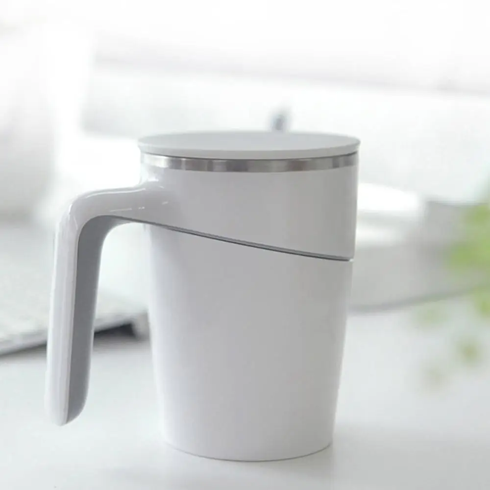 

Fiu Elegant Office Insulation Pot Mug Bottom With Suction Cup With Handle Stainless Steel Anti-Fall Bottle Thermos Cup