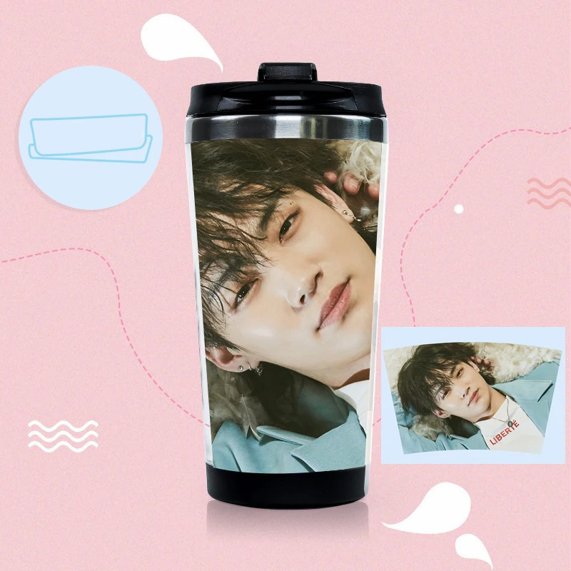 Постер GOT7 чашка для воды YuGyeom бамбам Джексон Марк Junior YoungJae уличная портативная