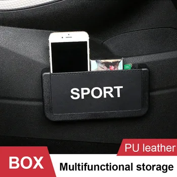 

Multifunction Car Storage Box For Mazda Sport Sundries Containers Pocket PU Leather Bag Car Accessories Interior 1Pcs