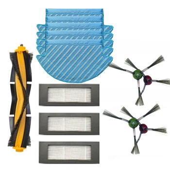 

13pcs/Set Filters Brushes Mop Cloths For Ecovacs Deebot OZMO 902 Vacuum Cleaner