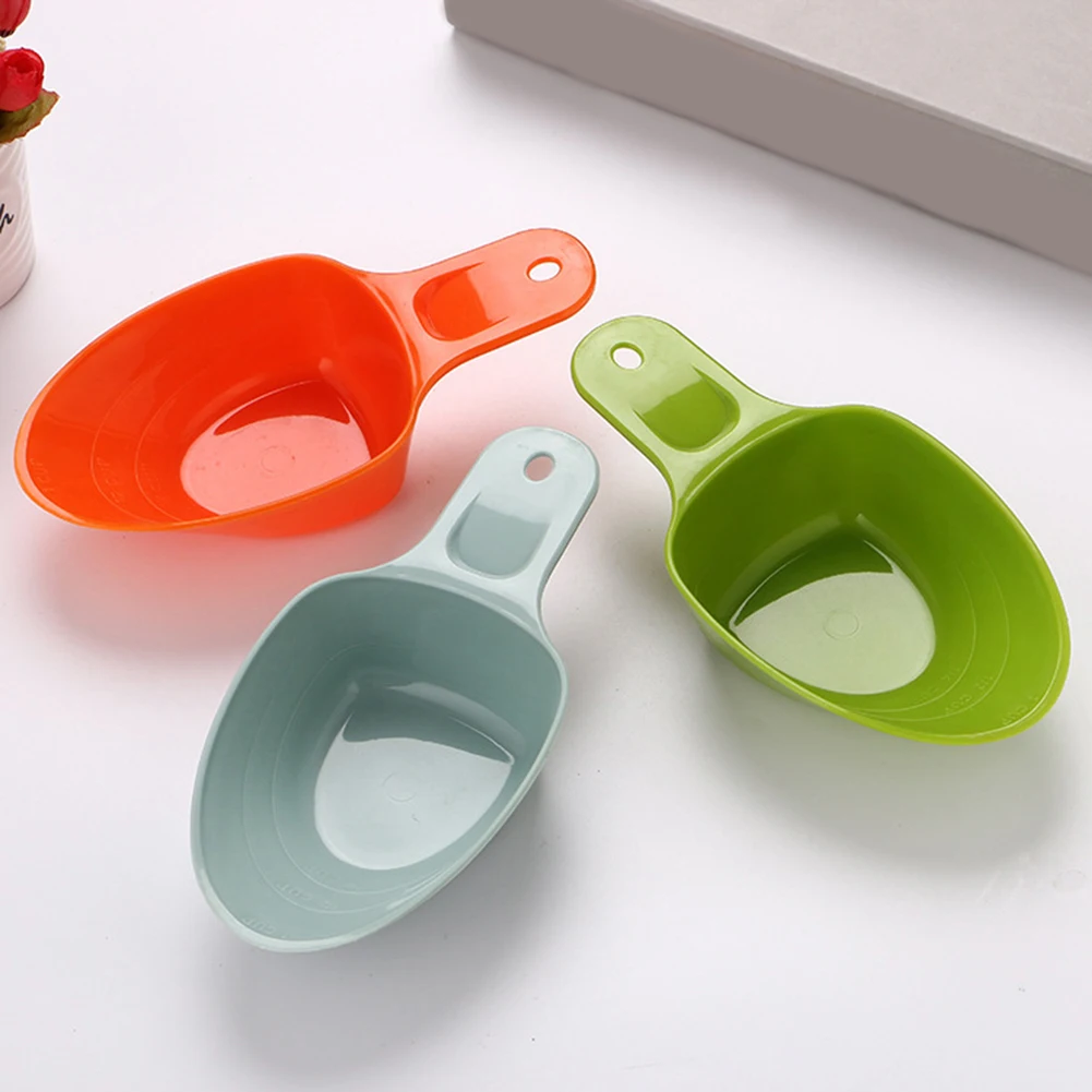 New Arrival Pet Cat Dog Food Shovel Feeding Scoop Mutli-function Plastic Spoon Utensils
