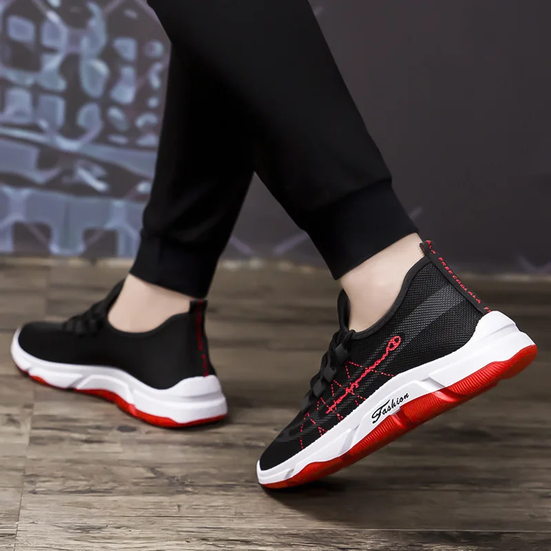 

2019 New Style Men Sports Footwear Teenager Korean-style Trendy Shoes Versatile MEN'S SHOES Spring And Autumn Shoes