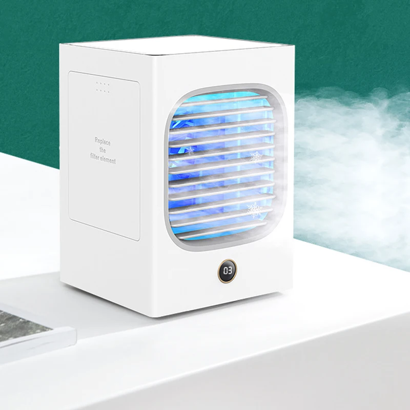 Electric Fans Air Cooler with 180ml Water Tank Portable Durable Easy to Use Long Lasting for Room Home MUMR999 | Обустройство дома