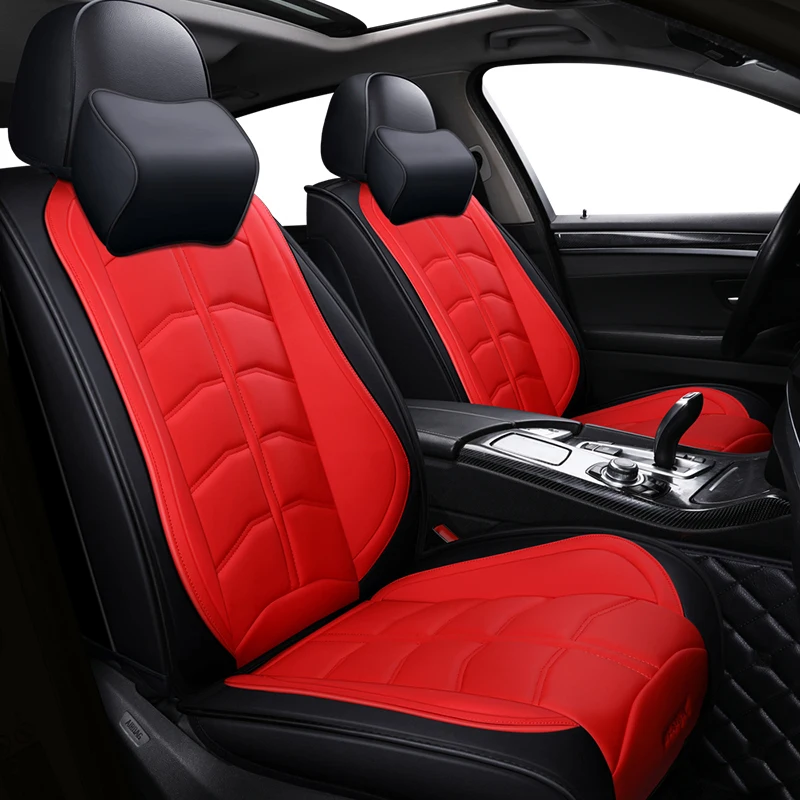 Full Coverage Eco leather auto seats covers PU Leather Car Seat Covers