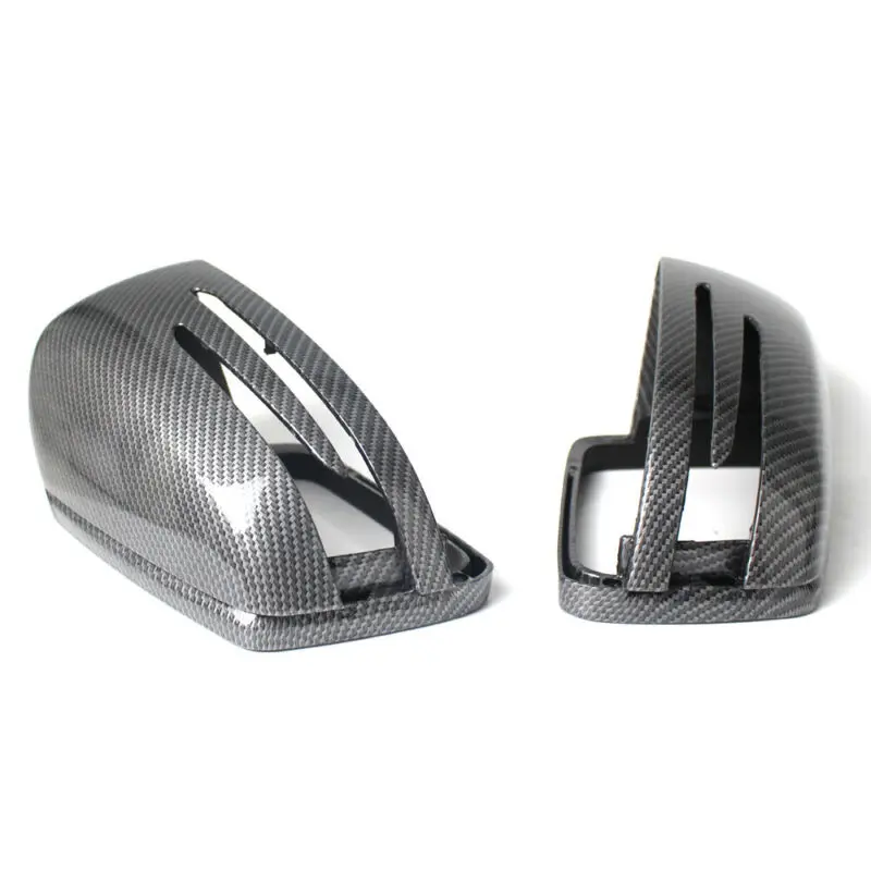

1 Pair Rear View Mirror Cover DIY Decor Front Left Right Fits For Mercedes-Benz W212 W204 W221 09-13 Mirrors Covers