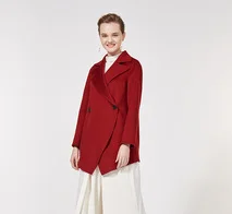 VOA зима куртка женская зимняя Mujer Elegante Женское креативные европейские Abrigos женские двухсторонние шерстяные короткие пальто женское S517