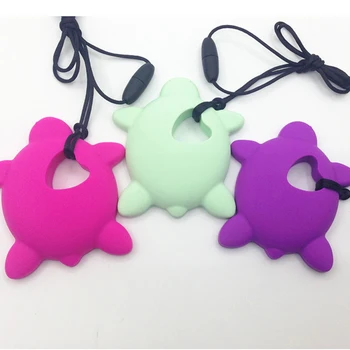 

5pcs Silicone animal Teether Beads Set BPA Free DIY Baby Teething Necklace Toy Cartoon Koal Owl fox Rose Pacifier chain Clip