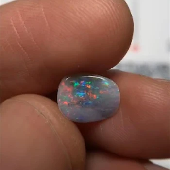 

A103 Australia Natural Black Opal 0.97ct Australia Origin Gemstones Loose Stones for Jewelry Making for Necklace Making