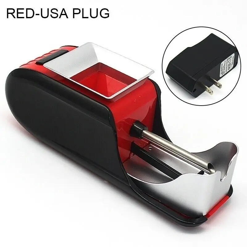 US Plug Машина для скручивания сигарет, инжектор табака, роллер, электрическая сигарета, машина для скручивания сигарет - Цвет: US Plug