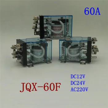 

1pcs General Purpose Power Relay High Power Relay JQX-60F 60A DC12V DC24V AC220V