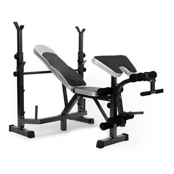 

Household Multifunctional Weightlifting Bed Dumbbell Weight Bench Barbell bed Squat Rack can bear 300KG