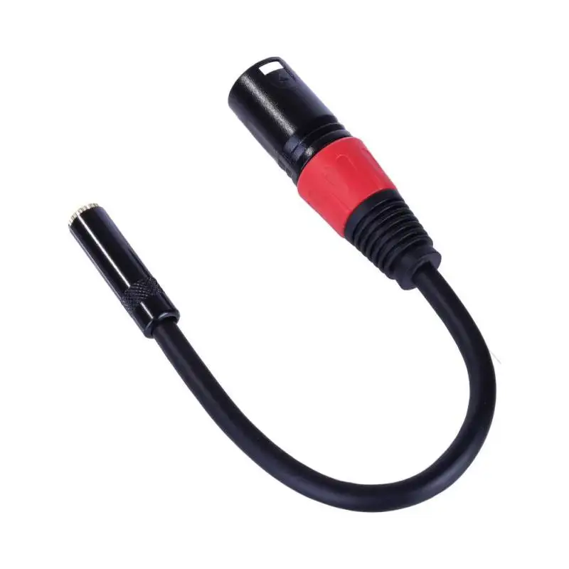 0 2 м XLR 3 контактный штекер к 5 мм TRS 1/8 дюймов женский стереокабель удлинитель