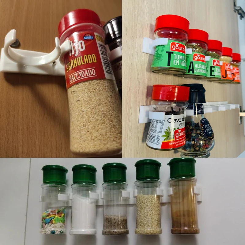 Wall Mount Spice Rack 6