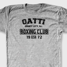 GATTI бокс клуб 1972 Ретро бои Артуро футболка Тяжелая футболка