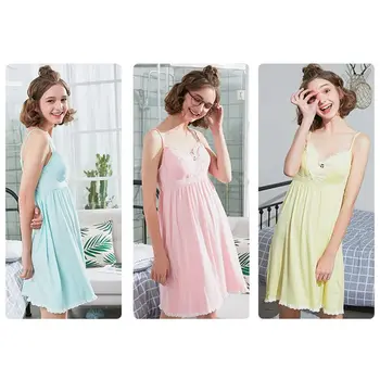 

Summer Lady Comfort Lace Sexy Lace V Collar Slim Fitting Nightwear