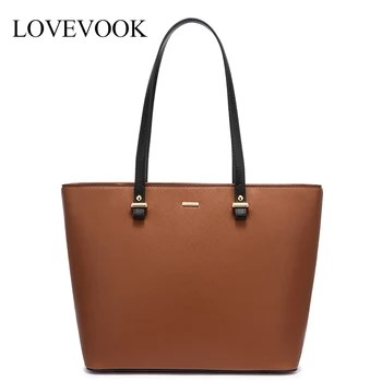 

LOVEVOOK women shoulder bags large capacity Laptop bag for office ladies casual tote bag for school/work female classic design