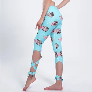 

Lady Blue Hedgehog Slim s Band lady Dance Pants leggings