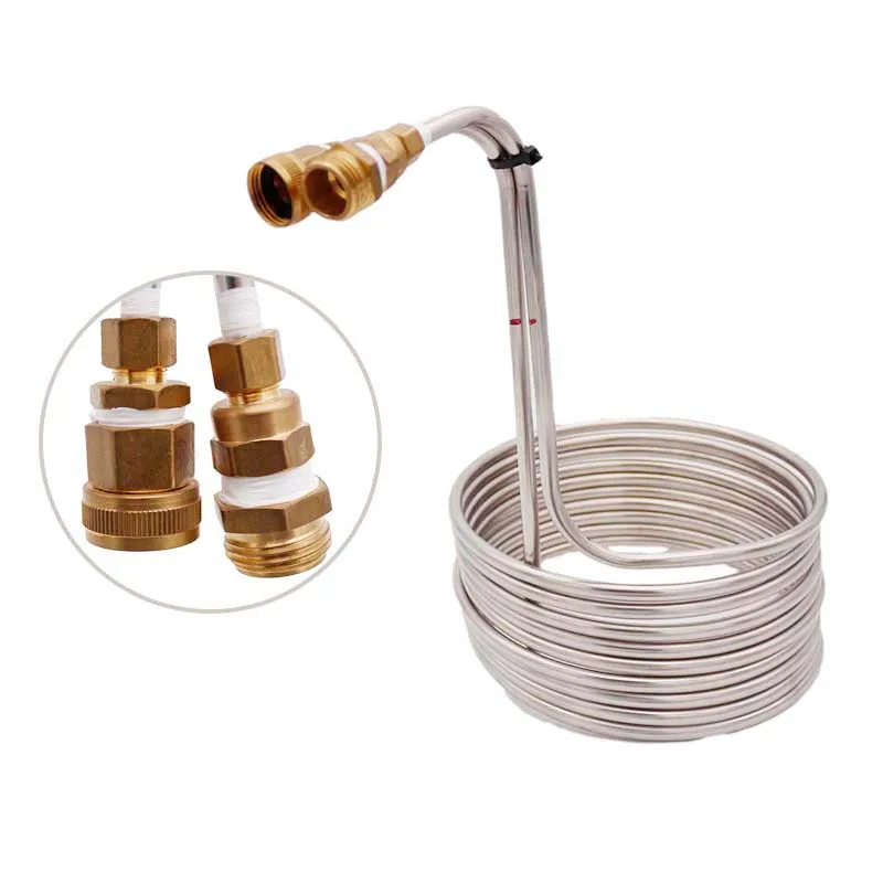 25ft762mSuperEfficientWortChillerwithGardenHoseFitting389