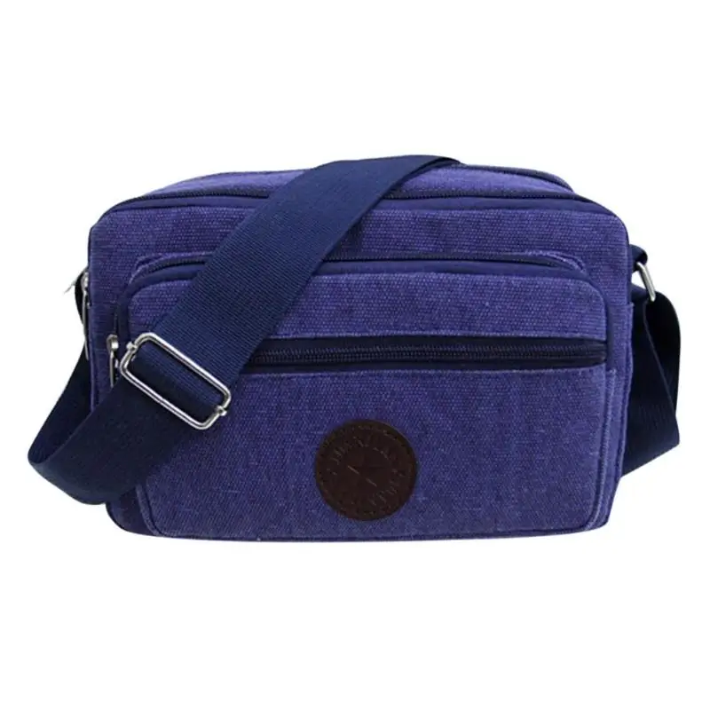 Мужская модная дорожная крутой Холст сумка мужская сумка через плечо сумки Bolsa Feminina сумки на плечо школьные сумки для подростков - Цвет: Королевский синий