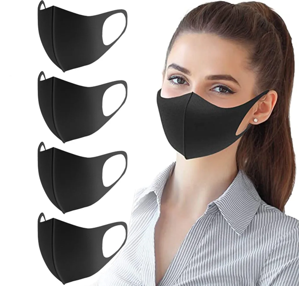 Anti-Dust Masks 4PCS Health Reusable Mouth Muffle Face Respirator Mask Washable Anti-virus for man Woman | Аксессуары для одежды