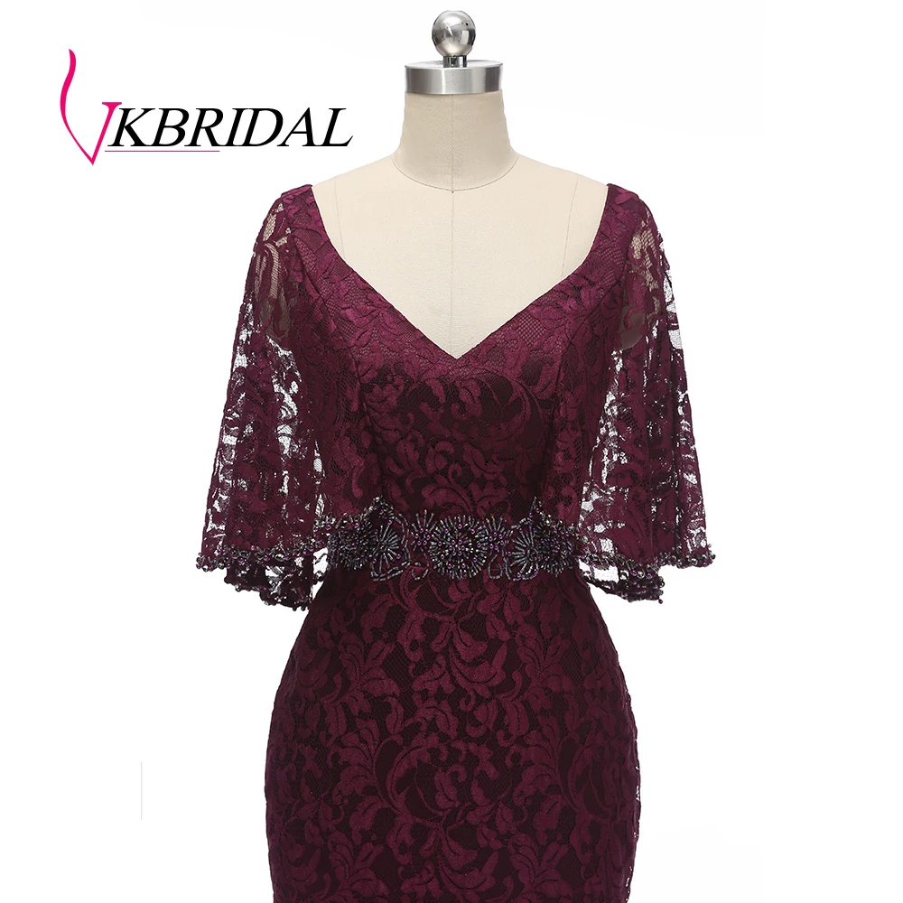 VKBRIDAL пикантные тюль бисером Ruched Бордовые Платья для подружки невесты vestido de festa Длинные Выпускные платья Abendkleider индивидуальный заказ