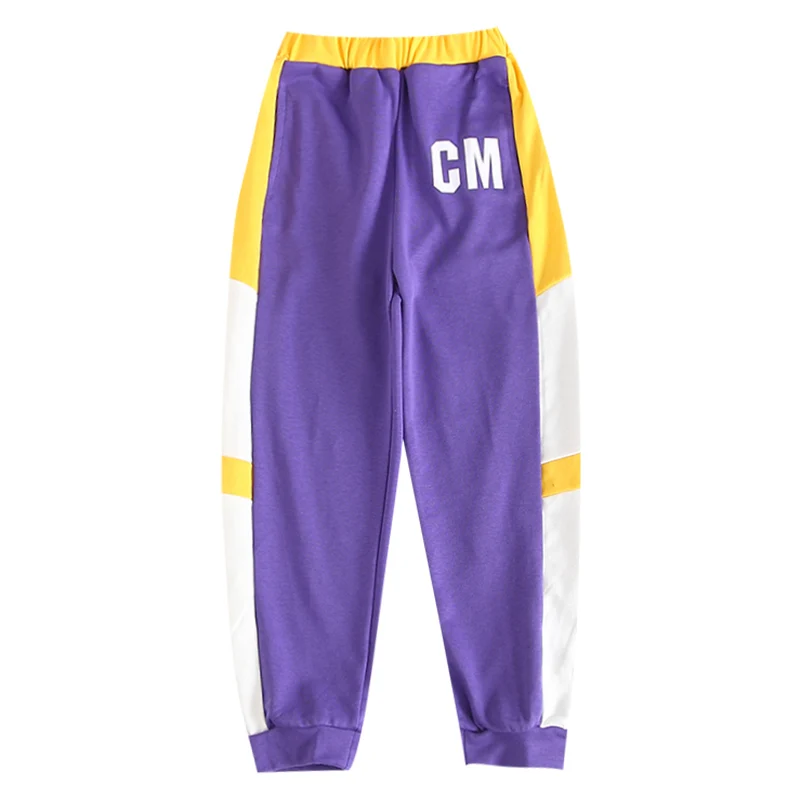 Pants Костюмы в стиле хип-хоп для девочек; фиолетовый уличный танцевальный спортивный костюм; джазовая одежда; современный танцевальный наряд; одежда для Черлидинга; одежда для выступлений; DN4541 - Цвет: Pants