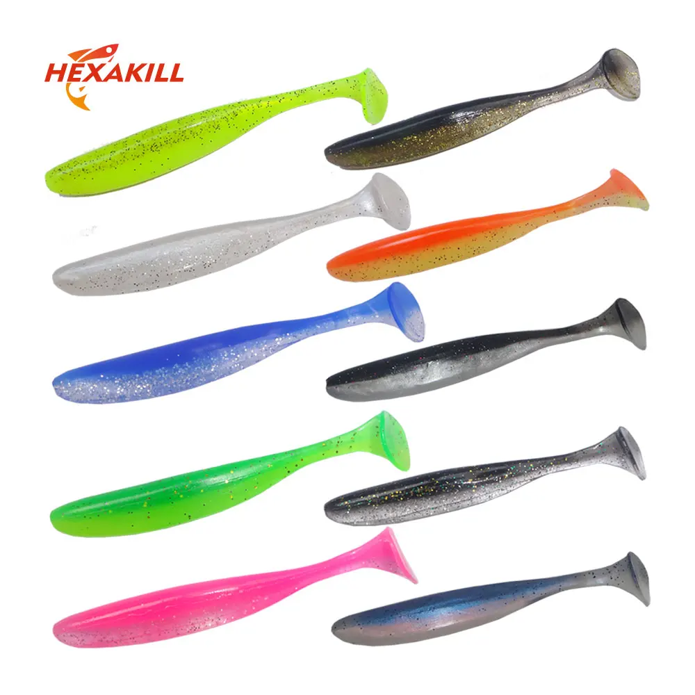 Мягкая приманка Hexakill 5 см/7 см/9 см/12 см резиновая для рыбалки Shad Swimbaits силиконовая