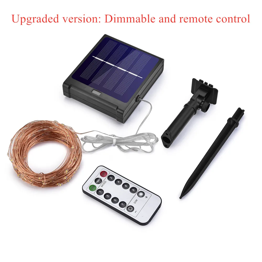 LED Outdoor Solar String Lights - Image 3