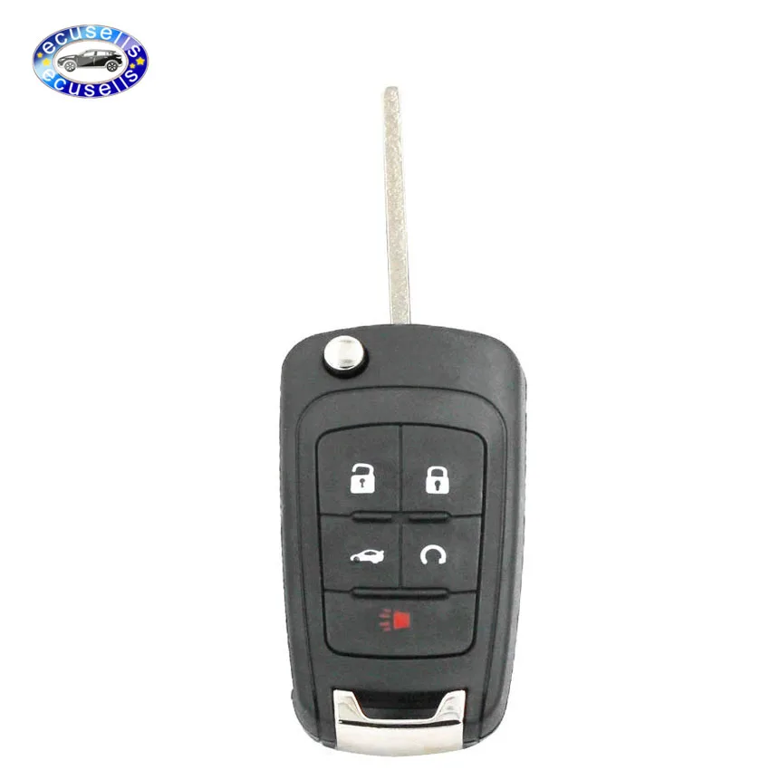 Modify Flip Folding Remote Shell 5/4+1 Buttons Key Fob Case for Chevrolet Cruze Spark Volt Equinox Camaro Malibu | Автомобили и