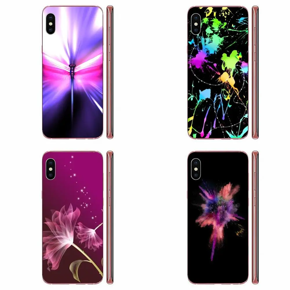 Красочный пылезащитный фиолетовый свет художественный для Huawei Honor 5C 5X 6A 6X 7 7A 7X 8 8A